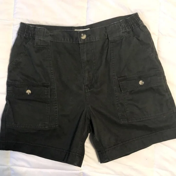 Covington Shorts Covington Black Pocket Flat Front Shorts